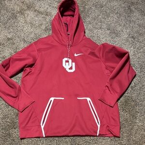 Nike Crimson Oklahoma Sooners Hoodie OU Like New XXL 2x